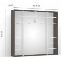 DRESSING LEX 261-240-45 C GRI/BIP/O